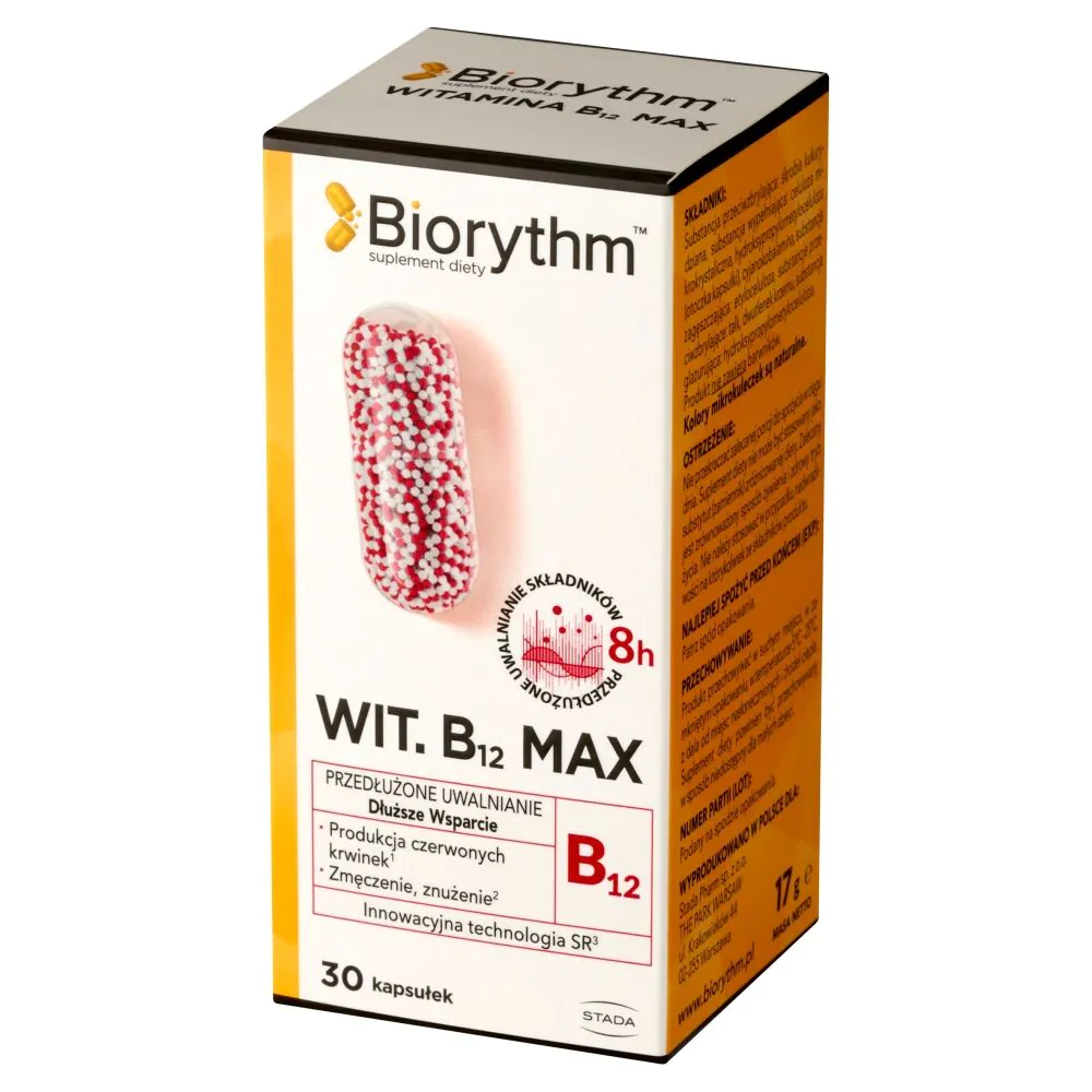 Biorythm Witamina B12 Max, Kapsułki