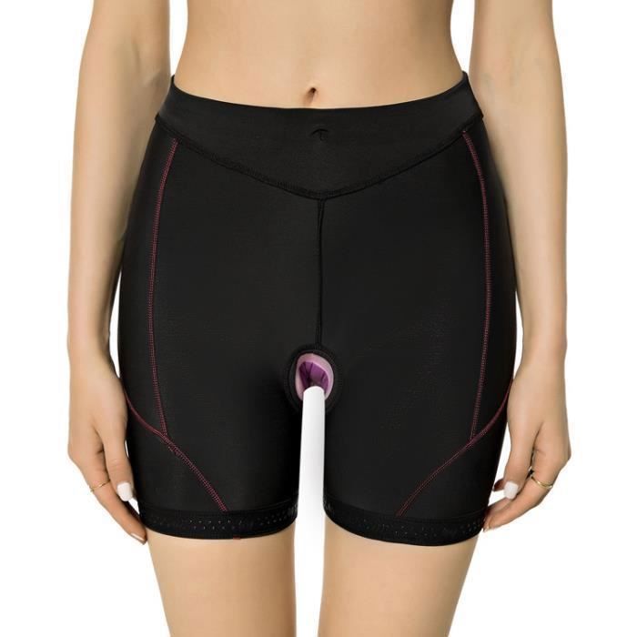 Pantalones cortos de ciclismo para mujer - Marca - Modelo - Relleno 3D - Secado rápido - Rosa