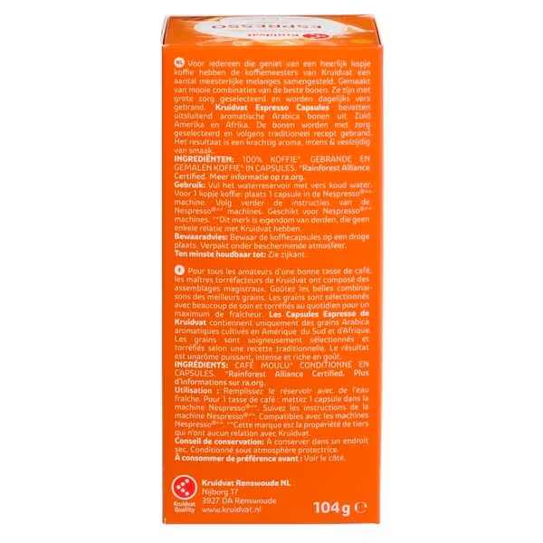 Kruidvat Espresso kafijas kapsulas<br>20 gab.