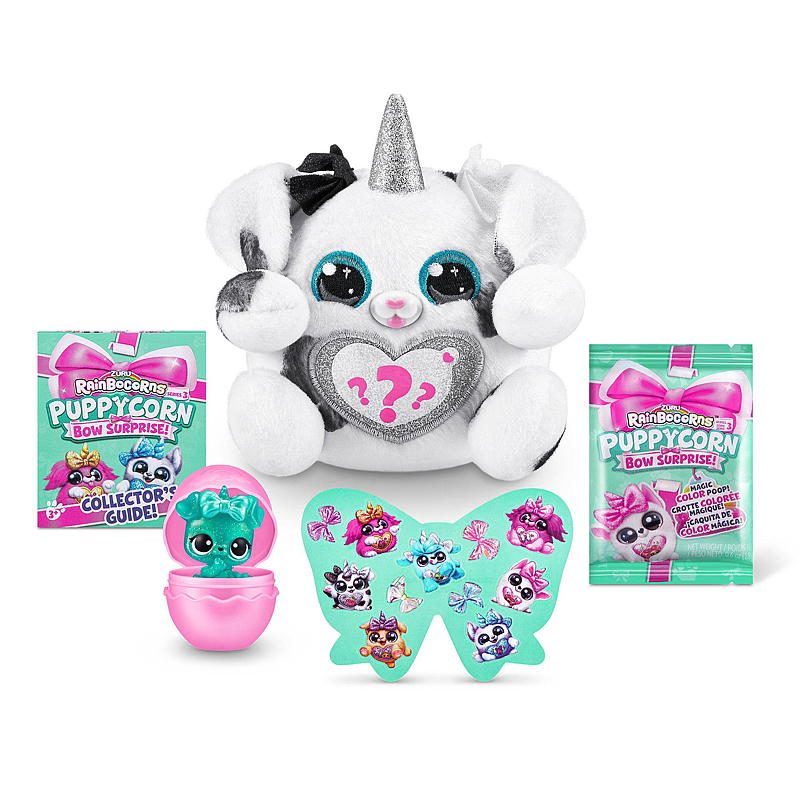 Surprise Rainbocorn Puppycorn Bow, S6