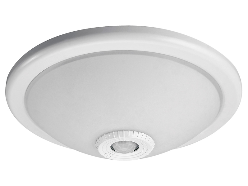 Plafon Vizela 30 cm szklany biały