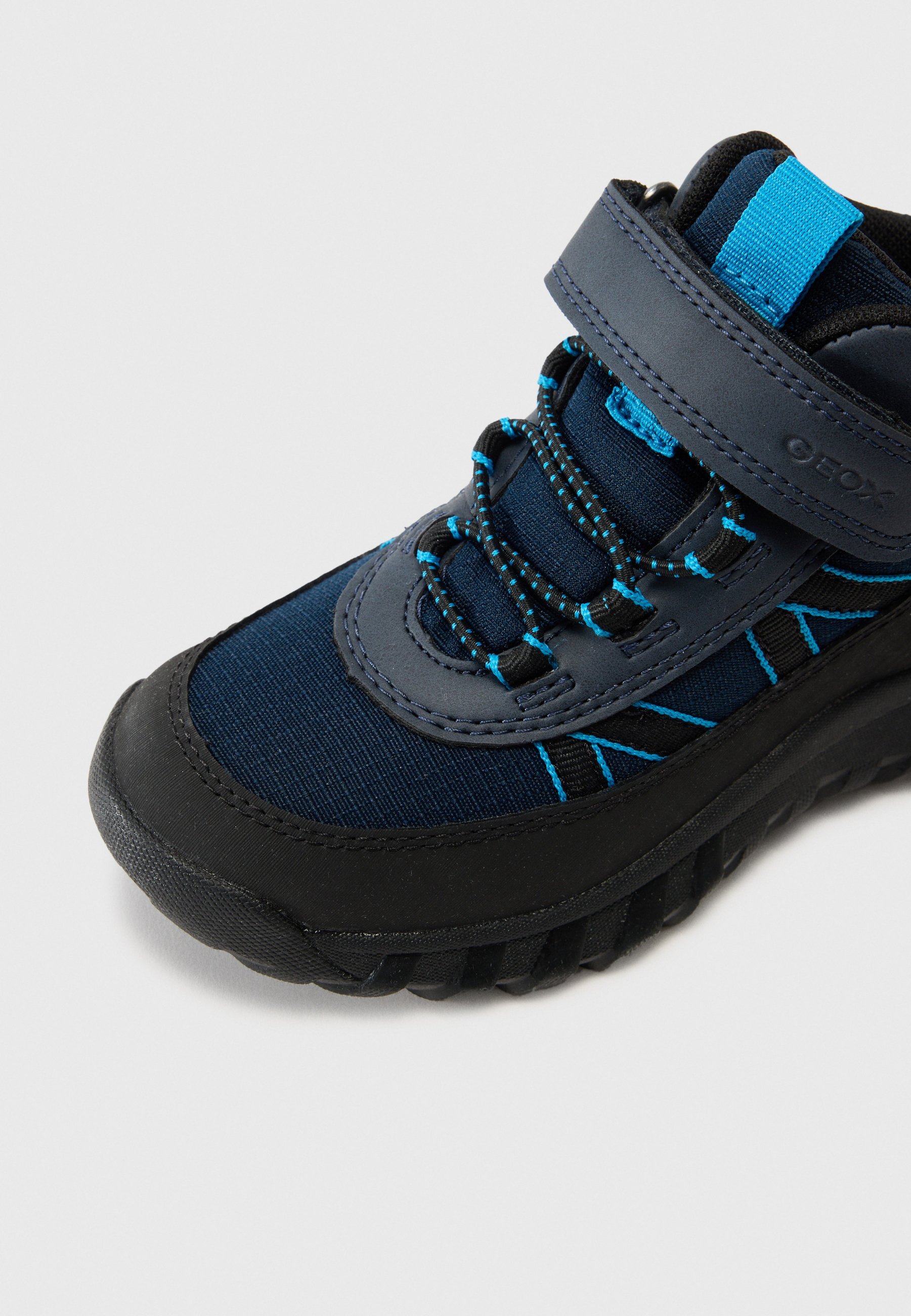 Geox SIMBYOS - Stivaletti stringati - blu navy/nero
