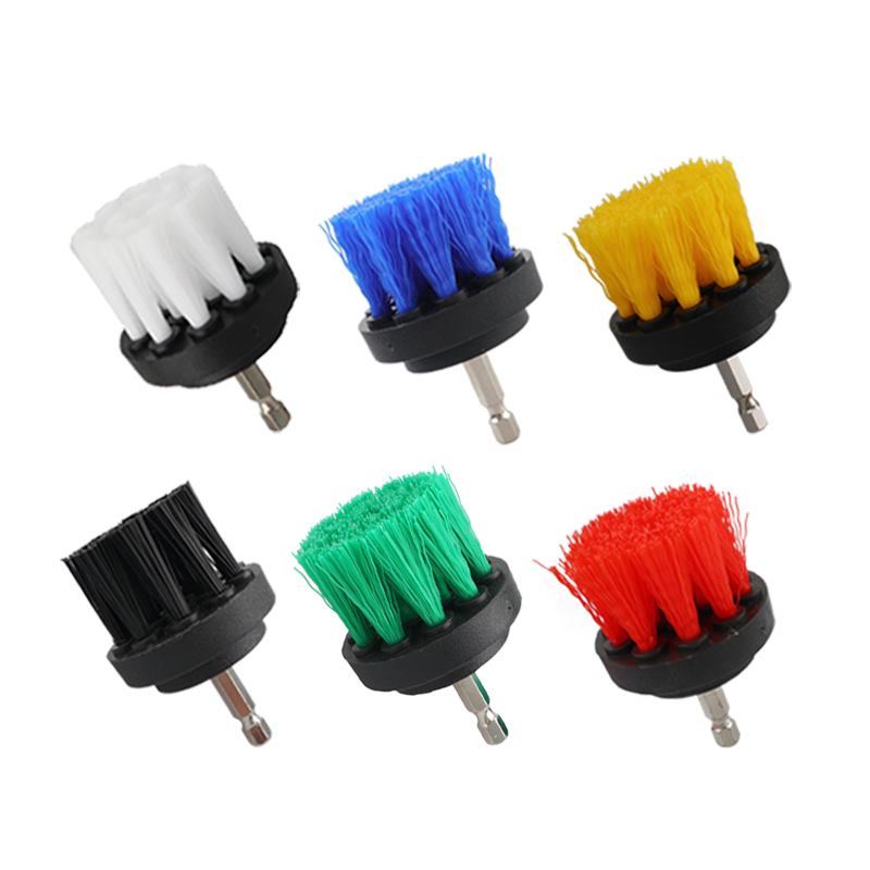 2-Zoll-Elektrobürste, Bohrmaschinenbürste, Reinigungsbürste für Autowäsche, Fugen, Böden, Badewanne, Dusche, Küche, Teppich, Glas, Fahrzeugaufbereitung
