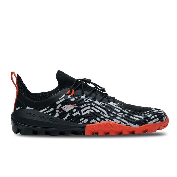 Men's Water and Trail Shoes - Vivobarefoot Hydra Esc - Black - Breathable