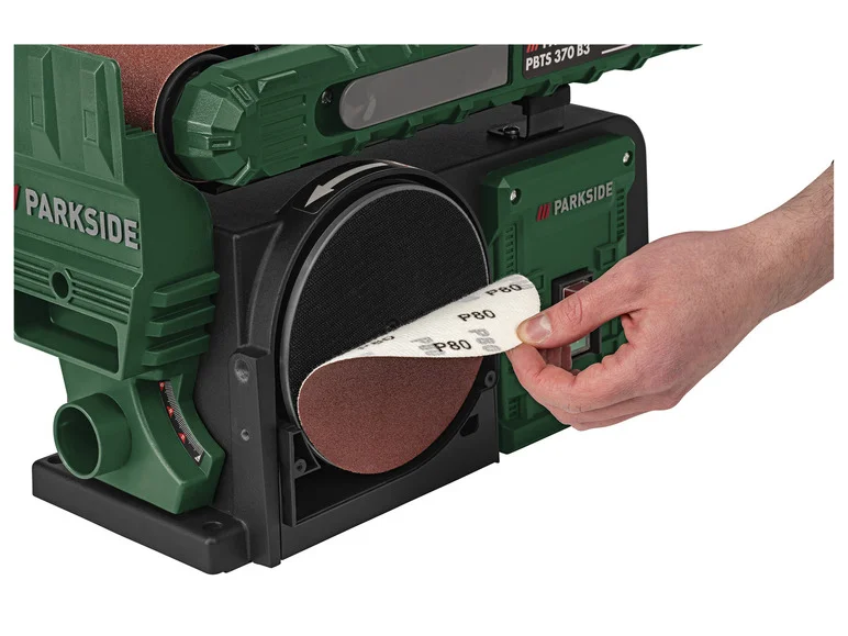 PARKSIDE® Ponceuse à bande og à disce PBTS 370 B3, 370 W