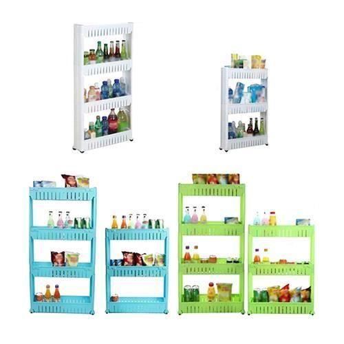 Rolling shelf - G0115 - Plastic - 4 tiers - Contemporary design - Mobile storage