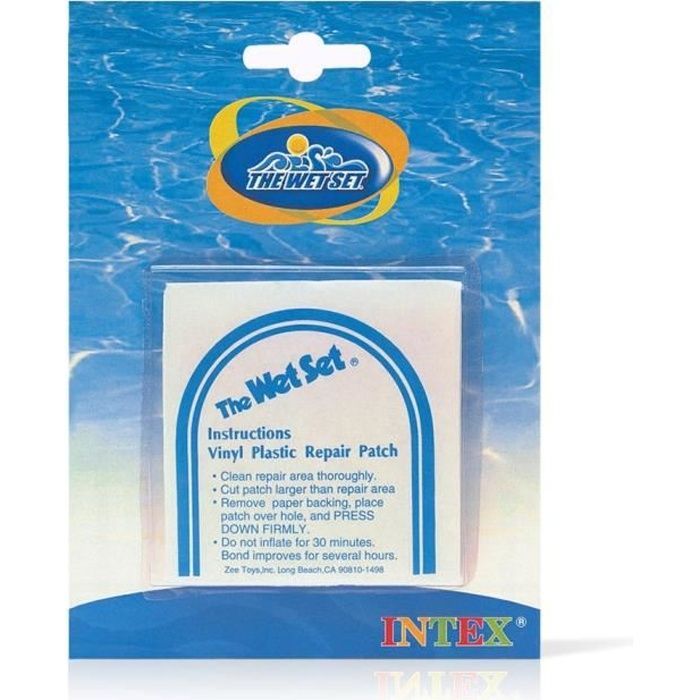 PVC-reparatieset voor Intex-opblaasartikelen - inclusief 6 reparatiepatches.