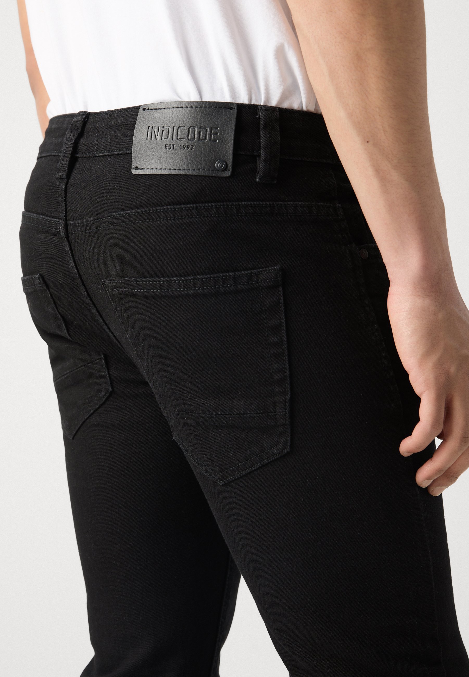 INDICODE JEANS Slim fit jeans - ultrazwart