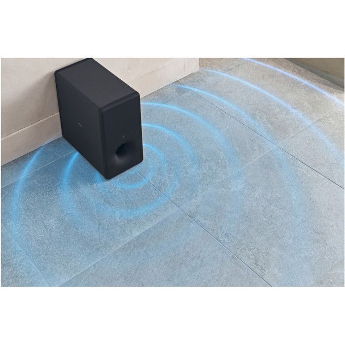 Sony SA SW3 Kompakt-Subwoofer, Schwarz