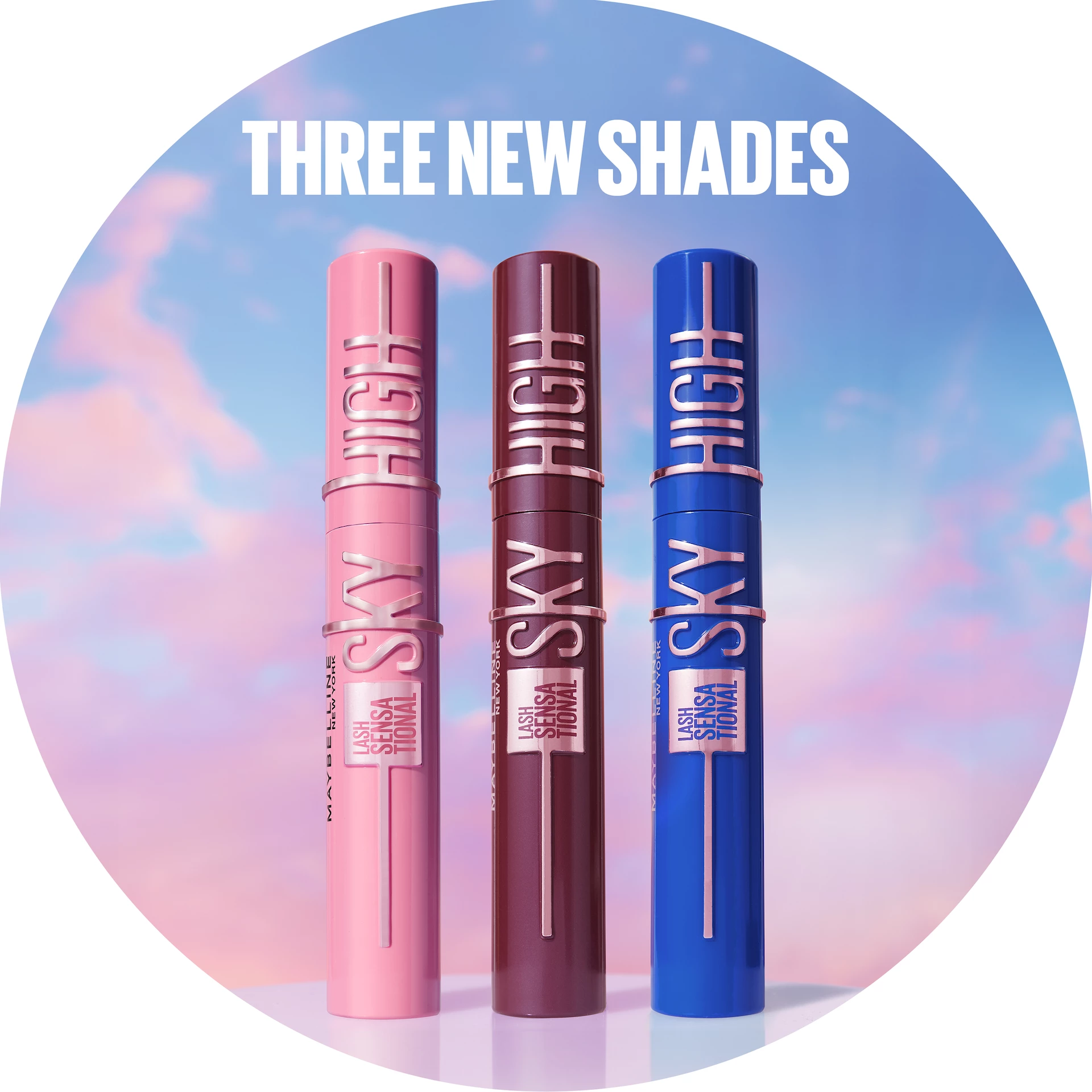 Rimel lavabil Lash Sensational Sky High Burgundy Haze - Maybelline