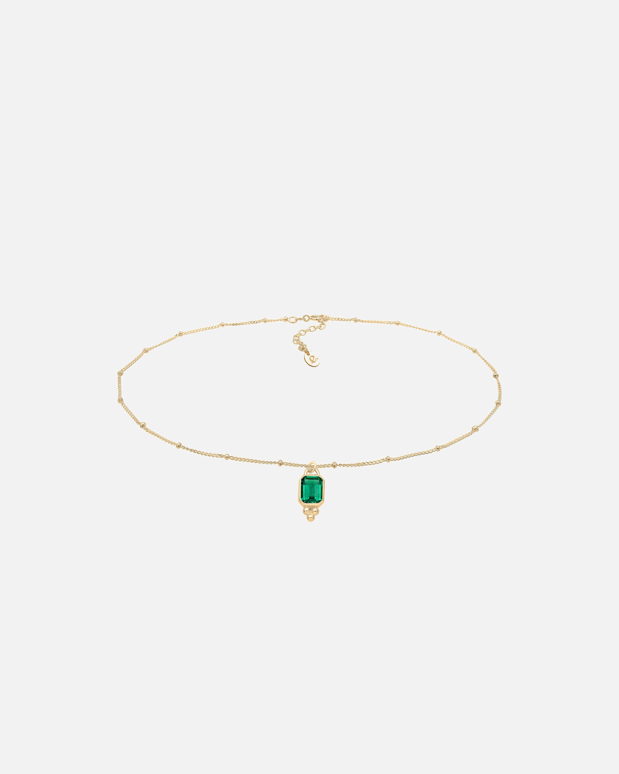 Elli PREMIUM Femme Pendentif Élégant avec Pierre de Quartz vert en Argent Sterling 925