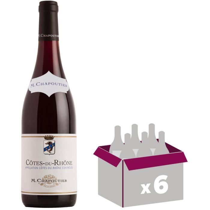 M. Chapoutier 2024 Côtes-du-Rhône - Rode wijn uit de Rhônevallei x6