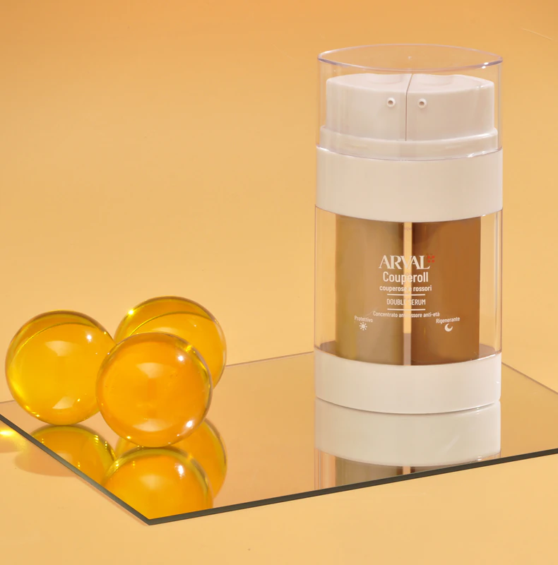 Arval Couperoll Double Serum, een tweefasig serum voor dag en nacht.
