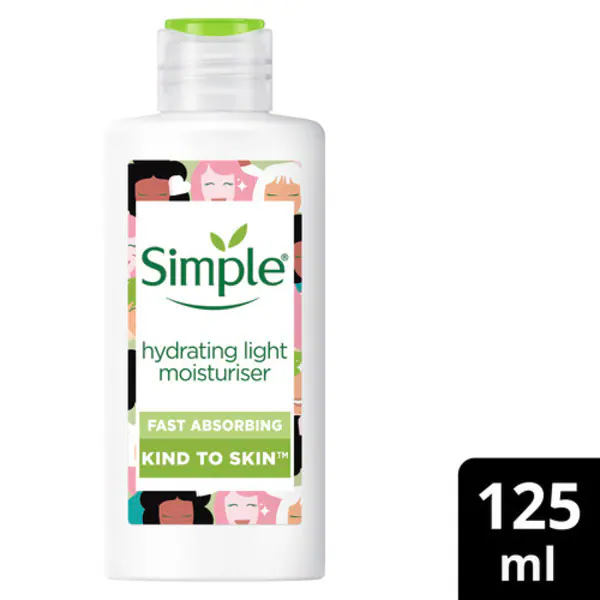 Hydratační lehký hydratační krém na obličej Simple Skin 125ml