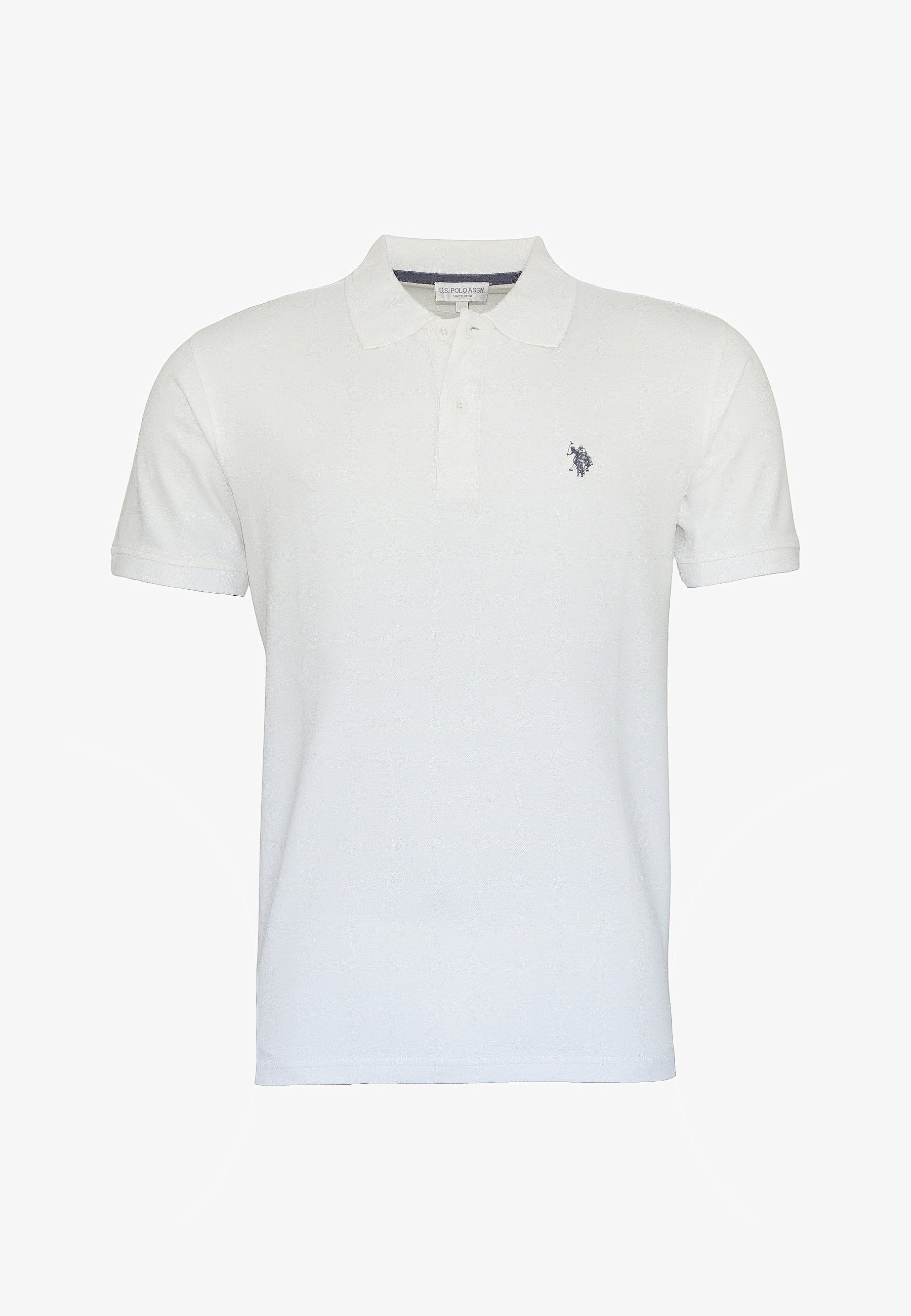 Amerikaanse Polo Assn. BASIC KURZARM - Poloshirt - weiss