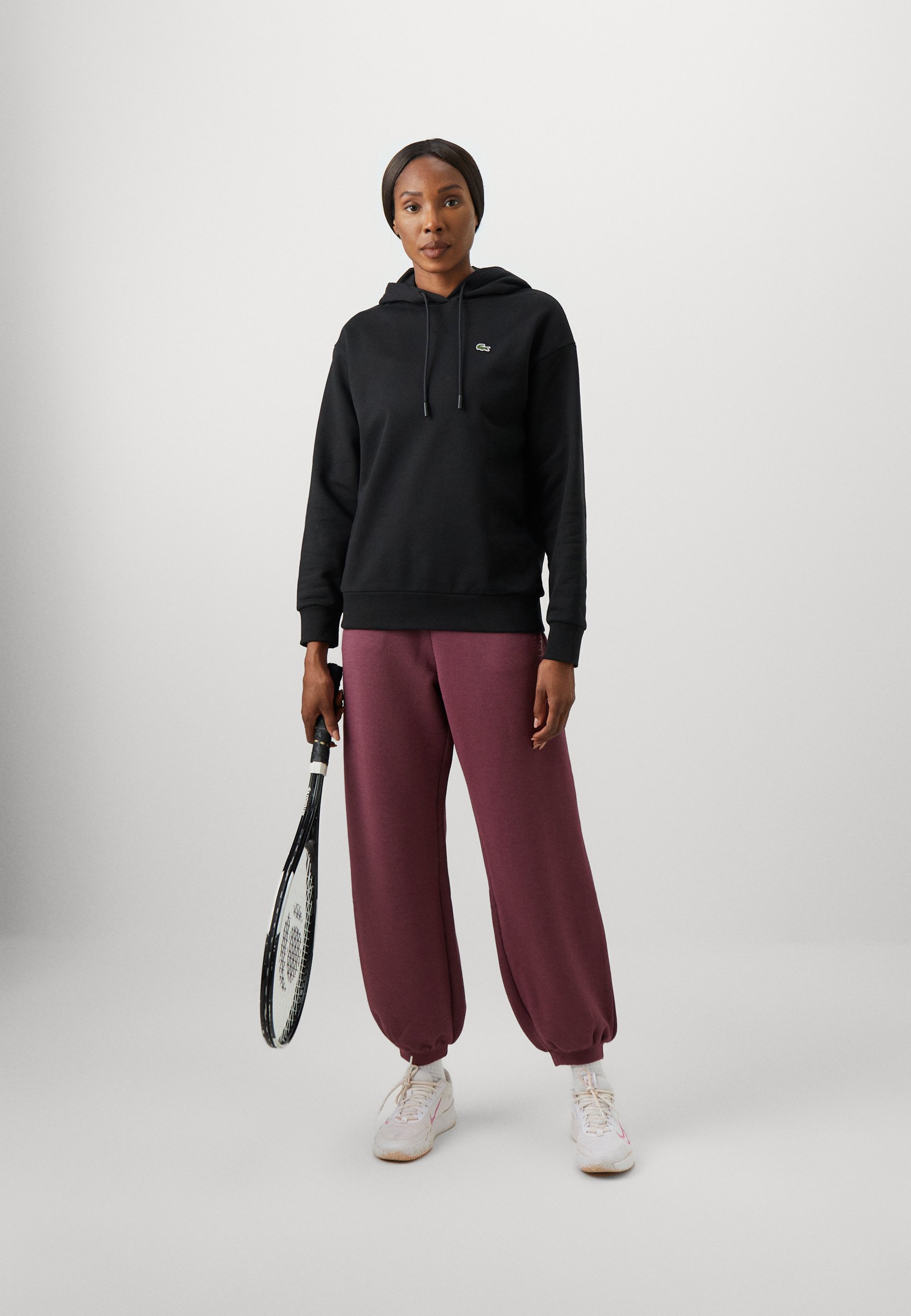 Lacoste Sport CLASSIC - Hoodie - zwart