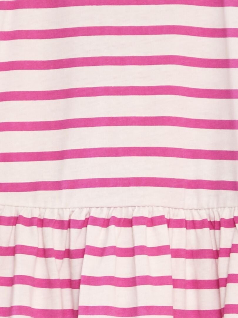 Lichtgewicht jurk met print - ROZE