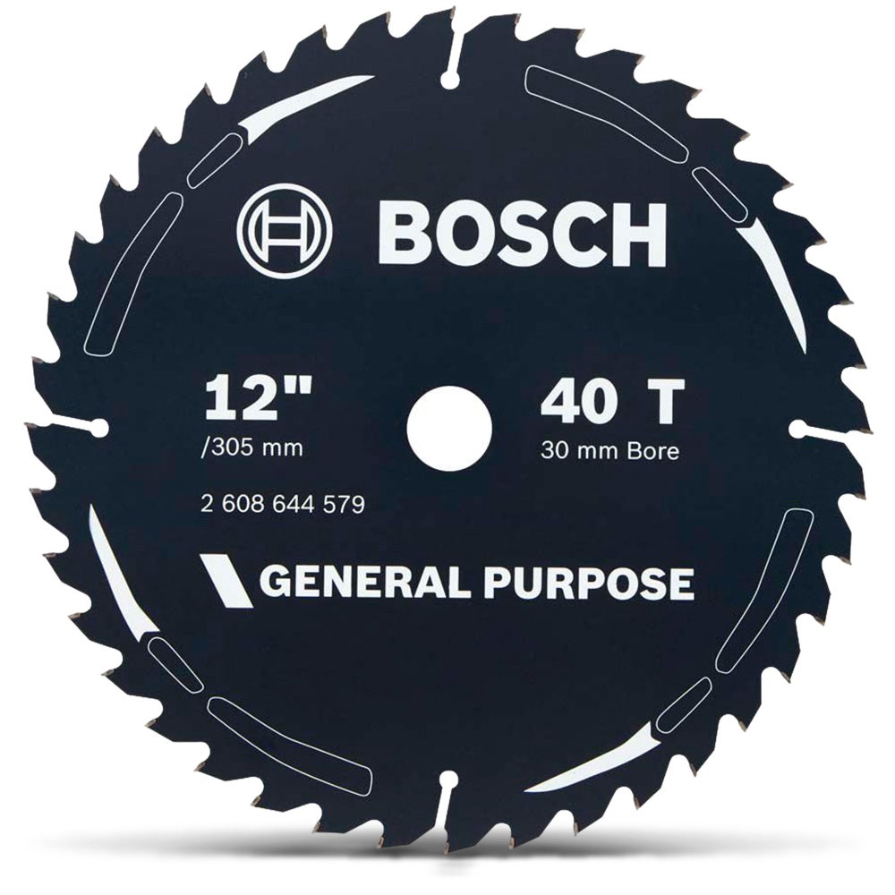 BOSCH 305 mm:n 40-hampainen TCT-puunkatkaisulaikka - YLEISKÄYTTÖINEN