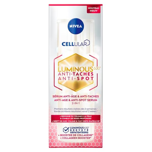 NIVEA Cellular Luminous 630 Serum protiv starenja i bubuljica 30 ml - Zrela koža