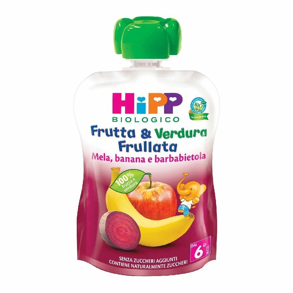 HIPP Hipp Biologische Fruit- en Groenten/Melk/Reep 90 g