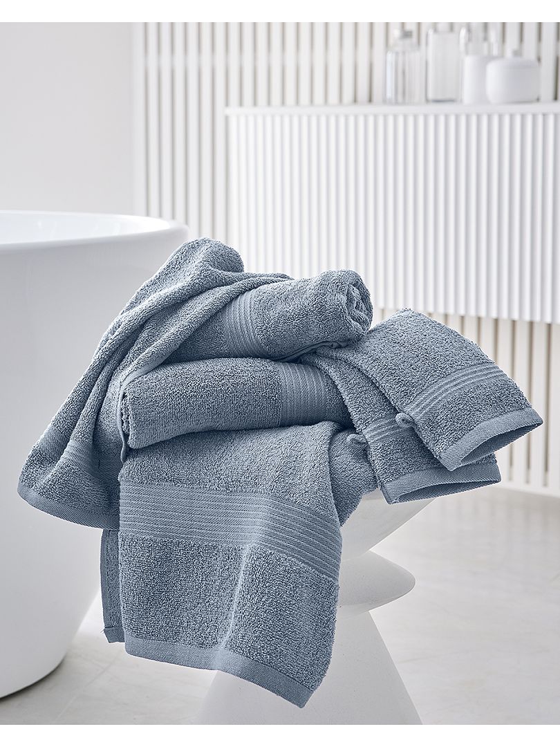 Zestaw 2 rękawic kąpielowych - jeans