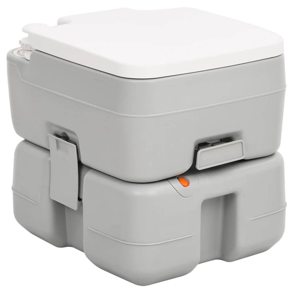 Toilettes et réservoir d'eau de camping Vidaxl White