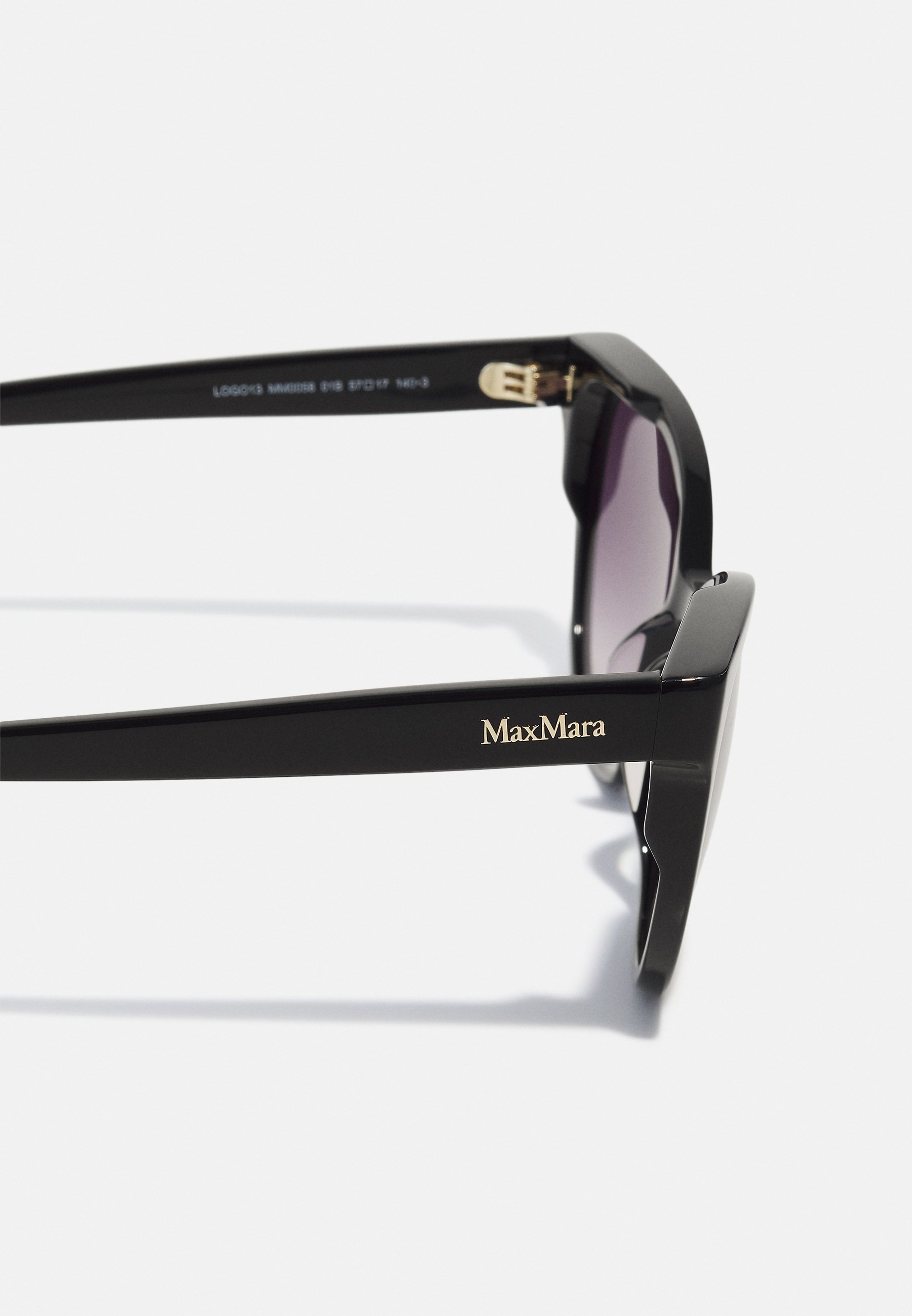 Max Mara Sonnenbrille – glänzend schwarz