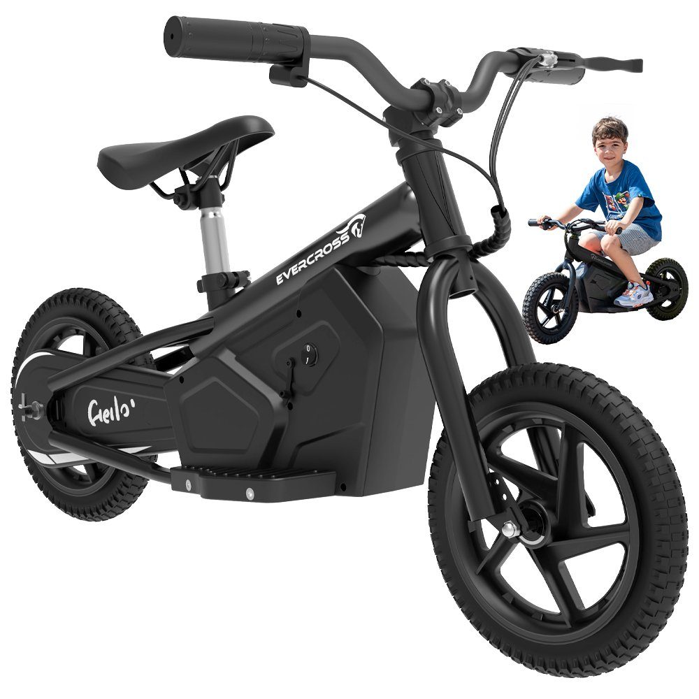 Evercross Mini Scooter EV06M Mini elektrische scooter voor kinderen, 30 cm loopfiets 100W, 15 km/u, elektrische loopfietsen 3-6 jaar, maximale snelheid 15 km/u, 24V 4AH accu