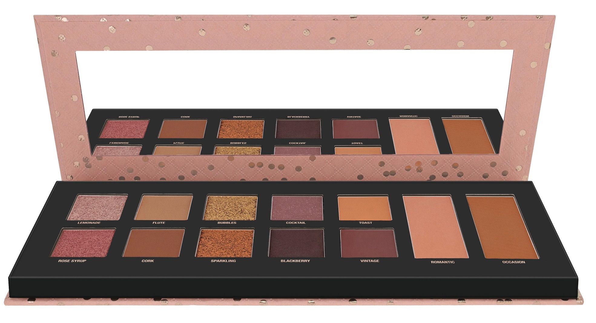Paleta sjenila za oči Rose za cijeli dan Sjenila za oči
