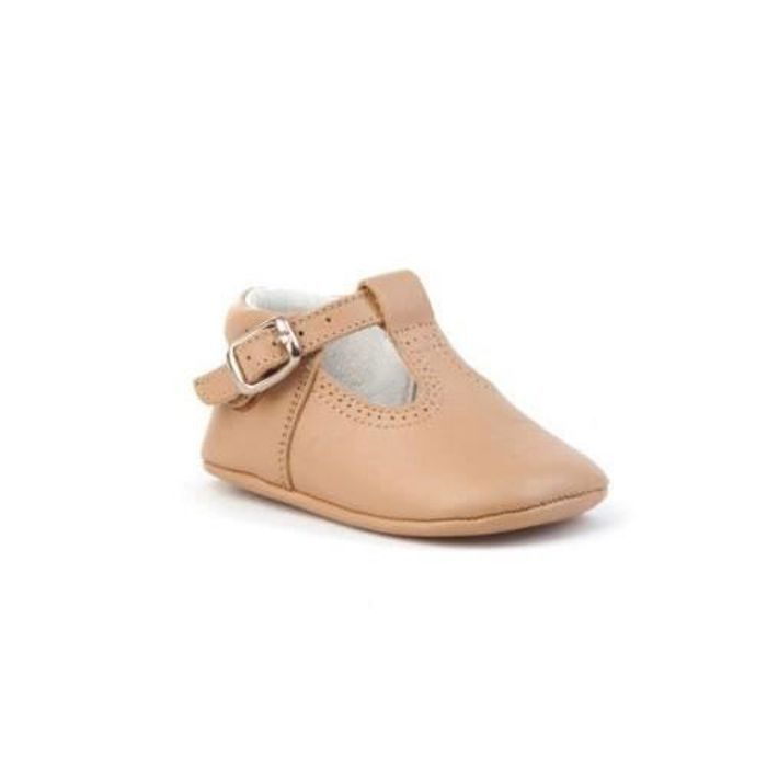 Chaussures bébé - ANGELITOS - Angelitos 247 - Sans semelle - Cuir doublé - Badana camel