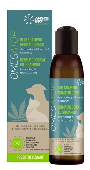 ANSCE BIO GENÉRICO Omegatop óleo shampoo Der200 ml