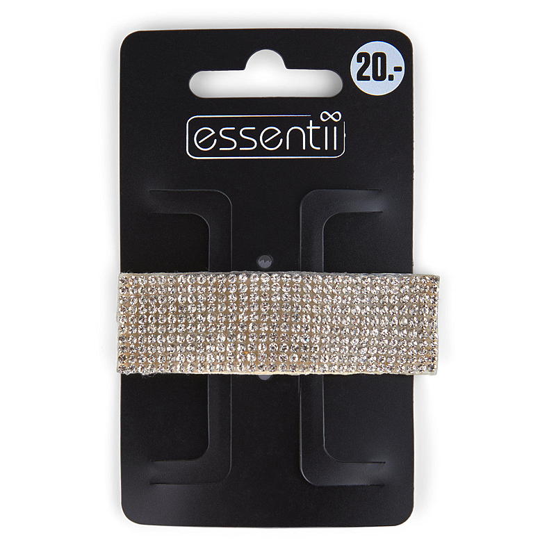 Essentii haarclip met strasssteentjes
