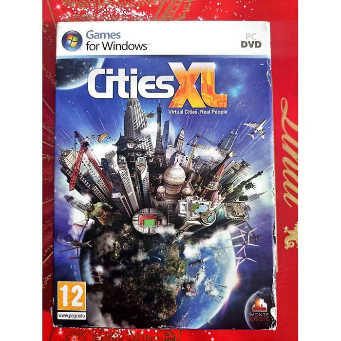 Cities XL – Jeu PC DVD-ROM – Simulation de construction de villes – PEGI 12
