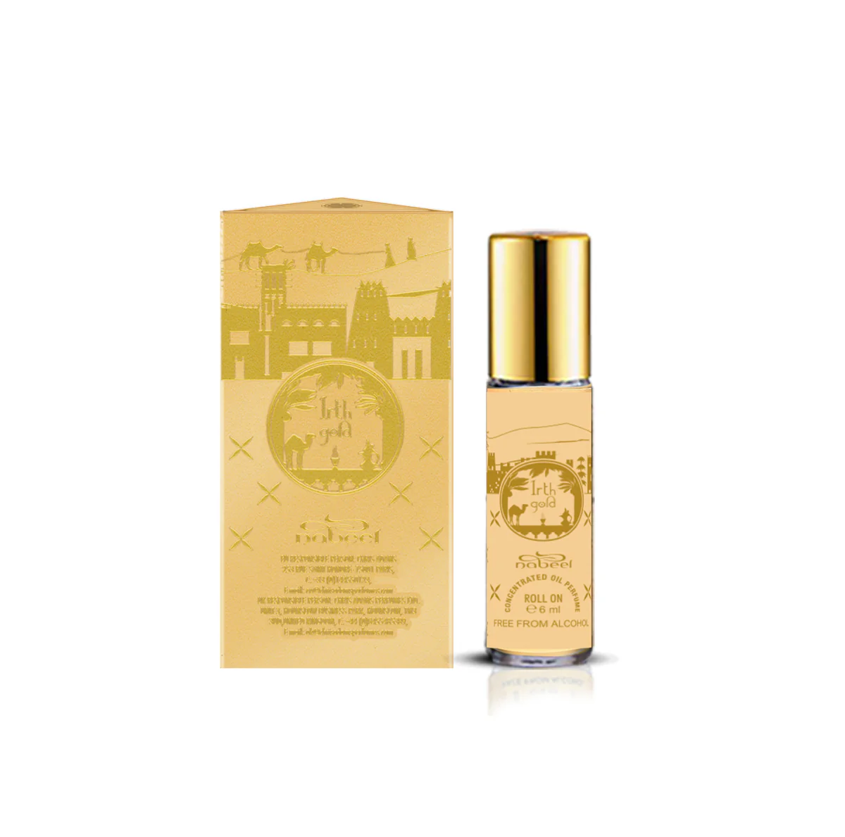 Oil Perfume Irth Gold Roll On Oil Perfume - Huile de Parfum Unisex, Huile de Parfum, Parfum