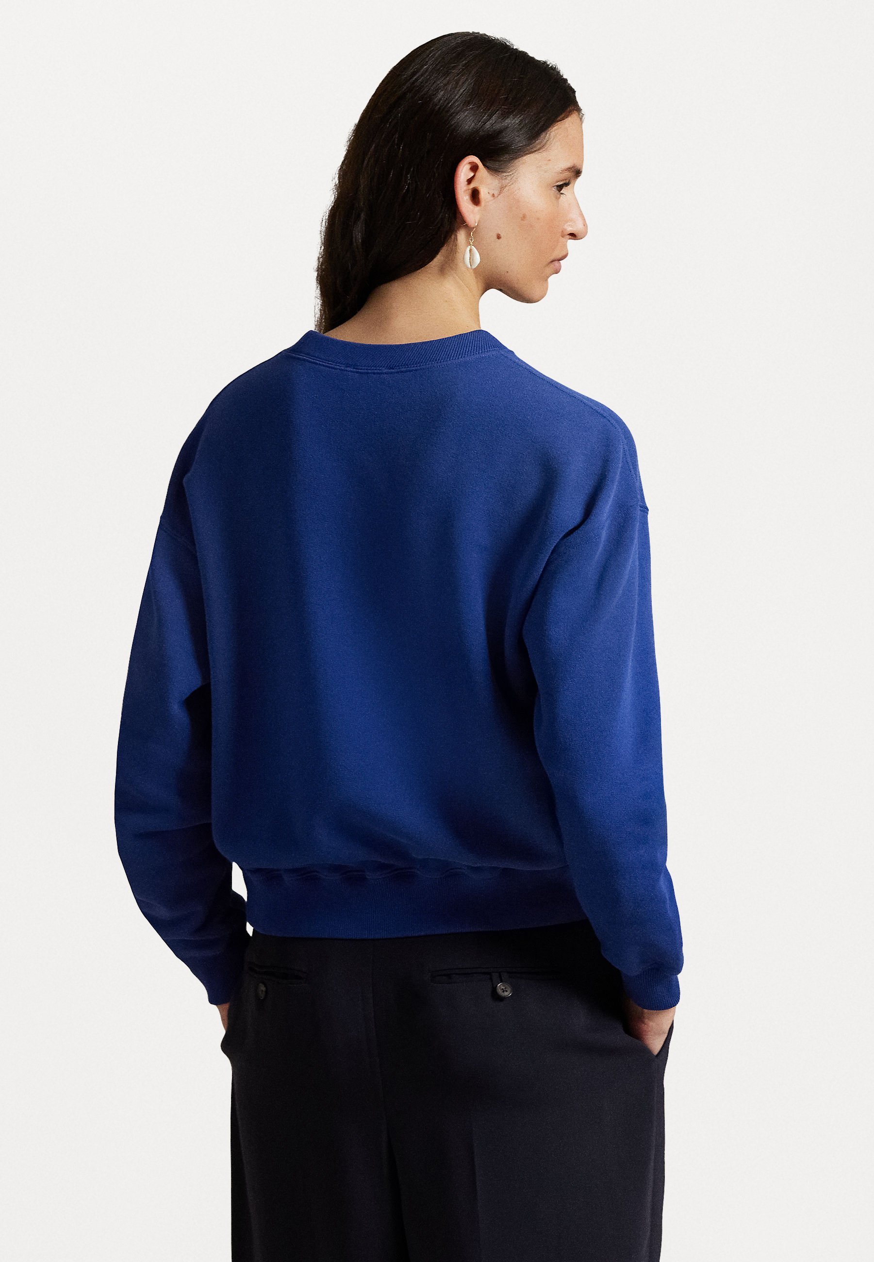 Polo Ralph Lauren POLO BEAR LIGHTWEIGHT FLEECE CREWNECK - Sweatshirt - blauw jacht