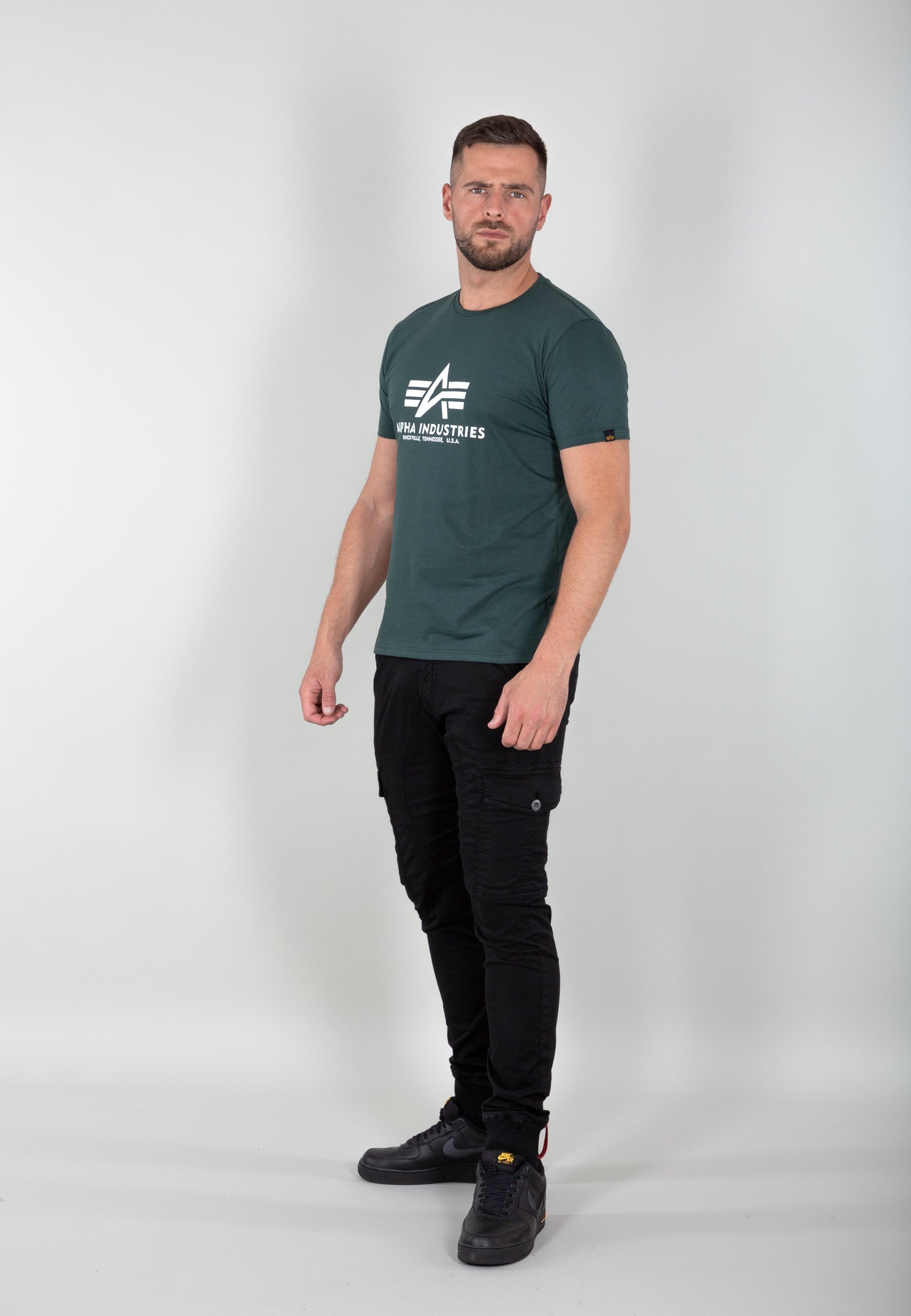 T-shirt imprimé Alpha Industries - vert marine