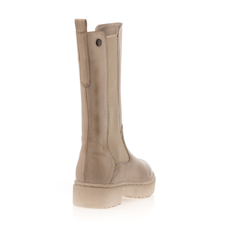 Beige jentestøvler