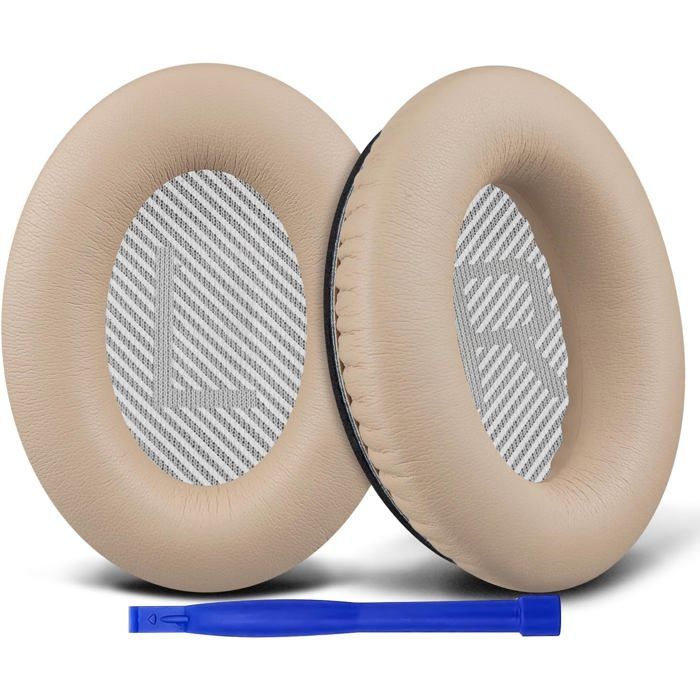 SOULWIT Coussinets d'oreille pour Bose SoundLink Around-Ear II (Sound Link AE2/Model BA2) Casque - Beige