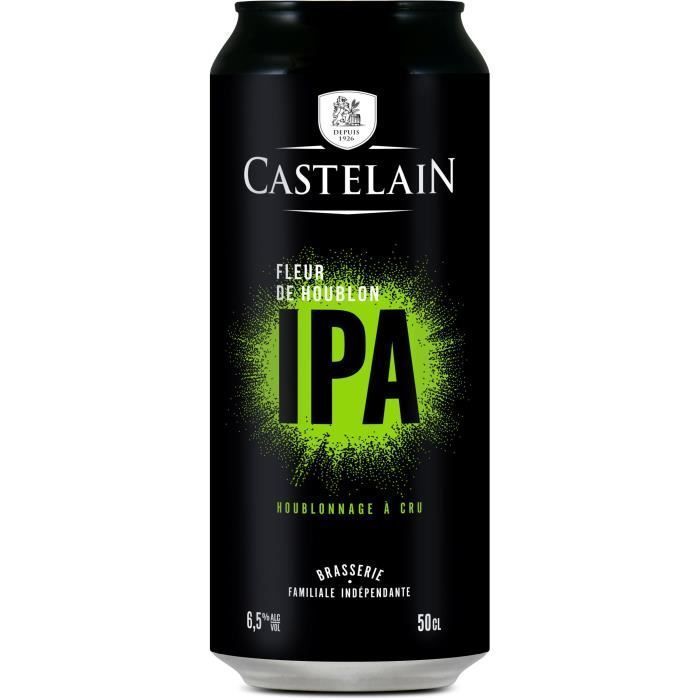 Castelain - Cerveza IPA - Lata - 50cl - 6,50% Vol.