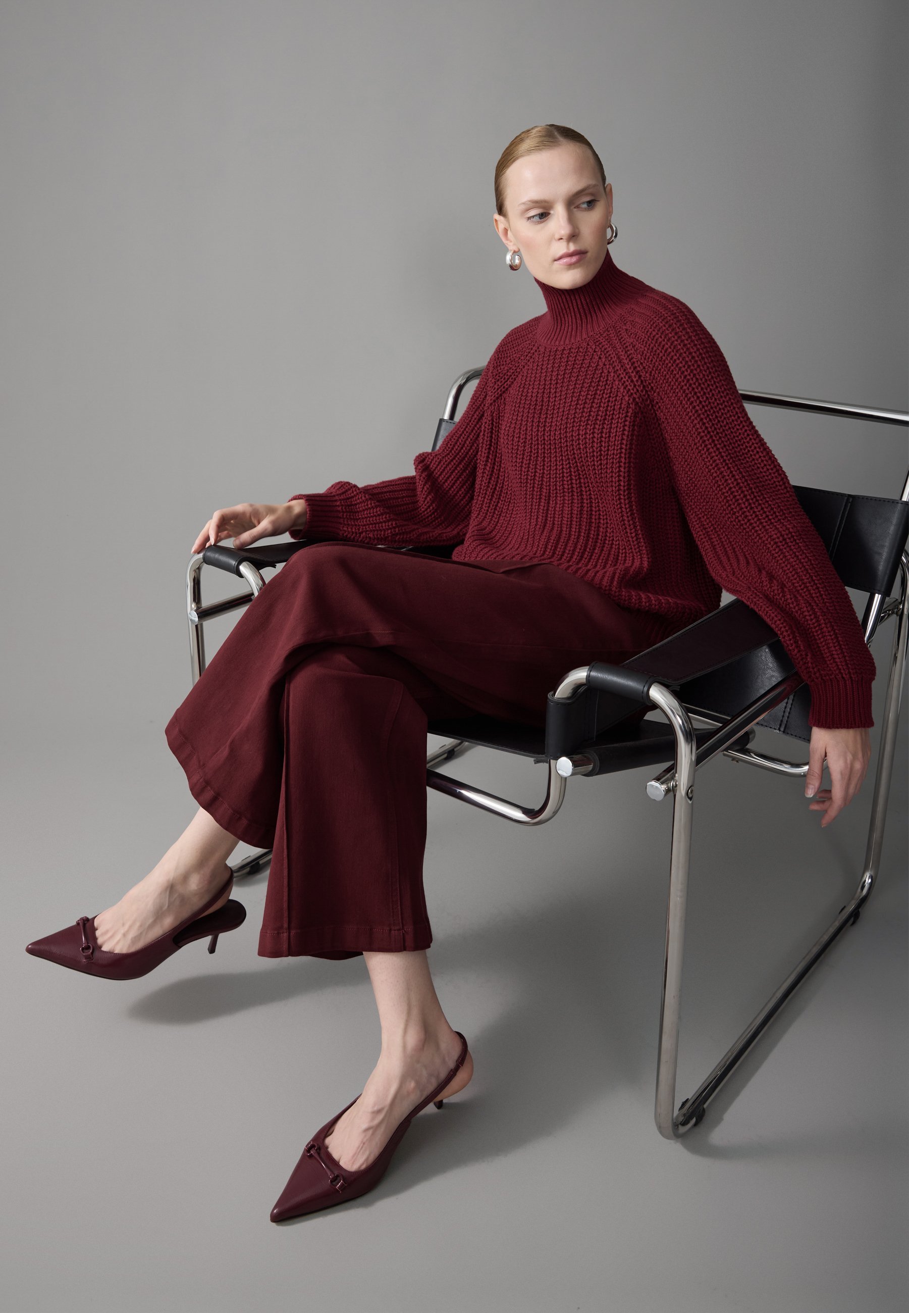 Zign Studio Pullover - bordeauxrot