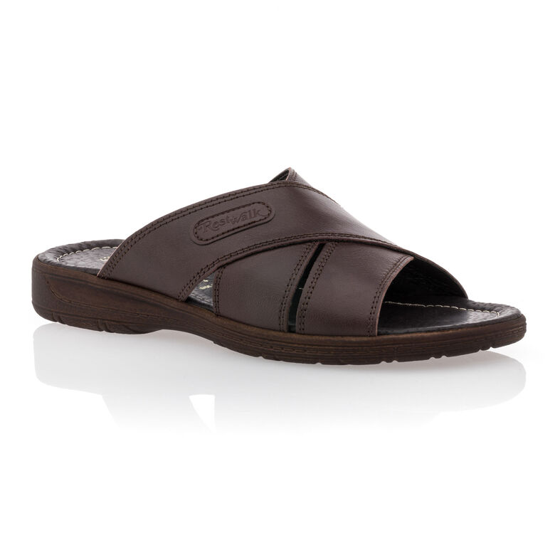  Brązowe sandały męskie / buty z odkrytymi palcami