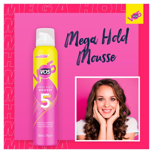 Mousse per capelli VO5 Mega Hold 200ml