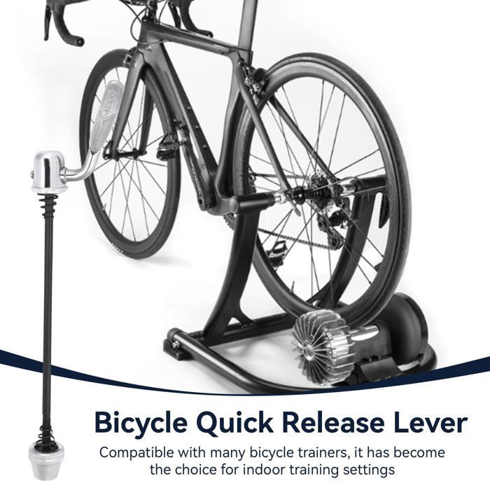 Set of 2 Quick Release Axles for Home Trainers, Bicycle Rear Wheel Axle, Replacement Parts and Accessories for QIEDOVIEY