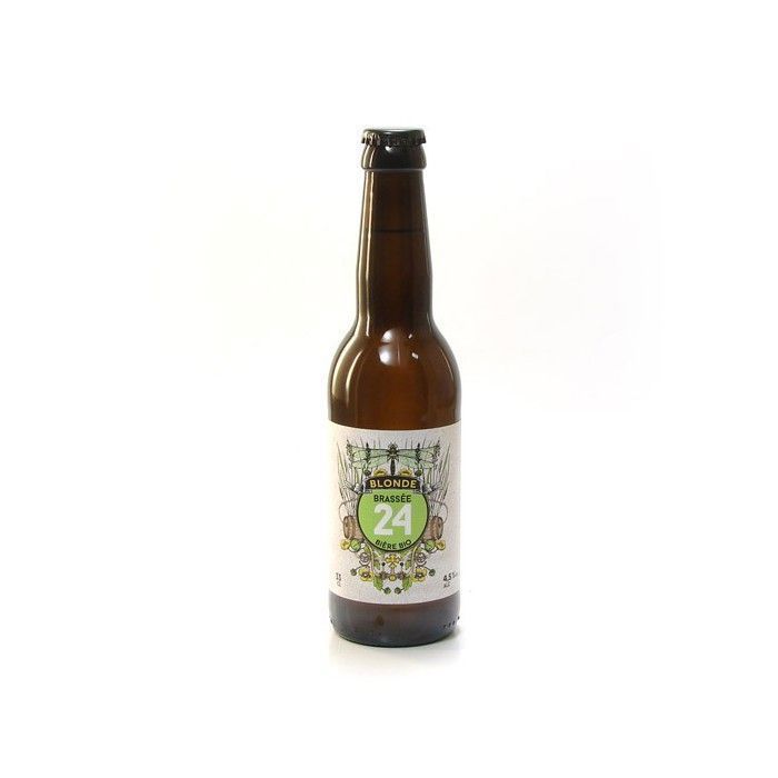 Biologisch blond bier, 24 uur gebrouwen, Sarlat Craft Brewery, 33cl