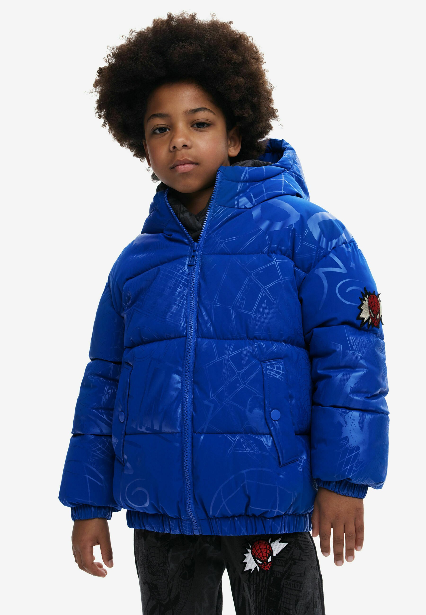 Desigual SPIDERMAN - Veste d'hiver - bleue