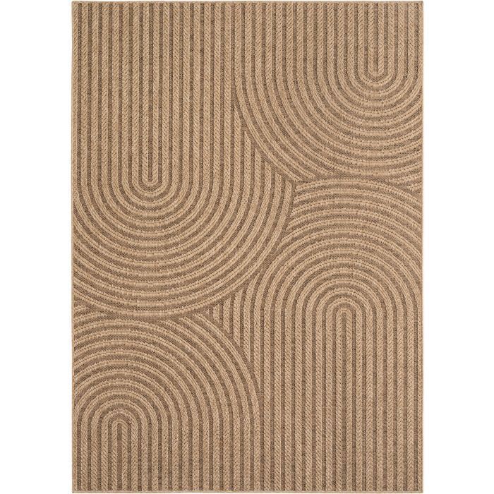 SIMPEX Tapis dintérieur et dextérieur idéal pour salon, cuisine, modern, terrasse, jardin et balcon, 280x370 cm