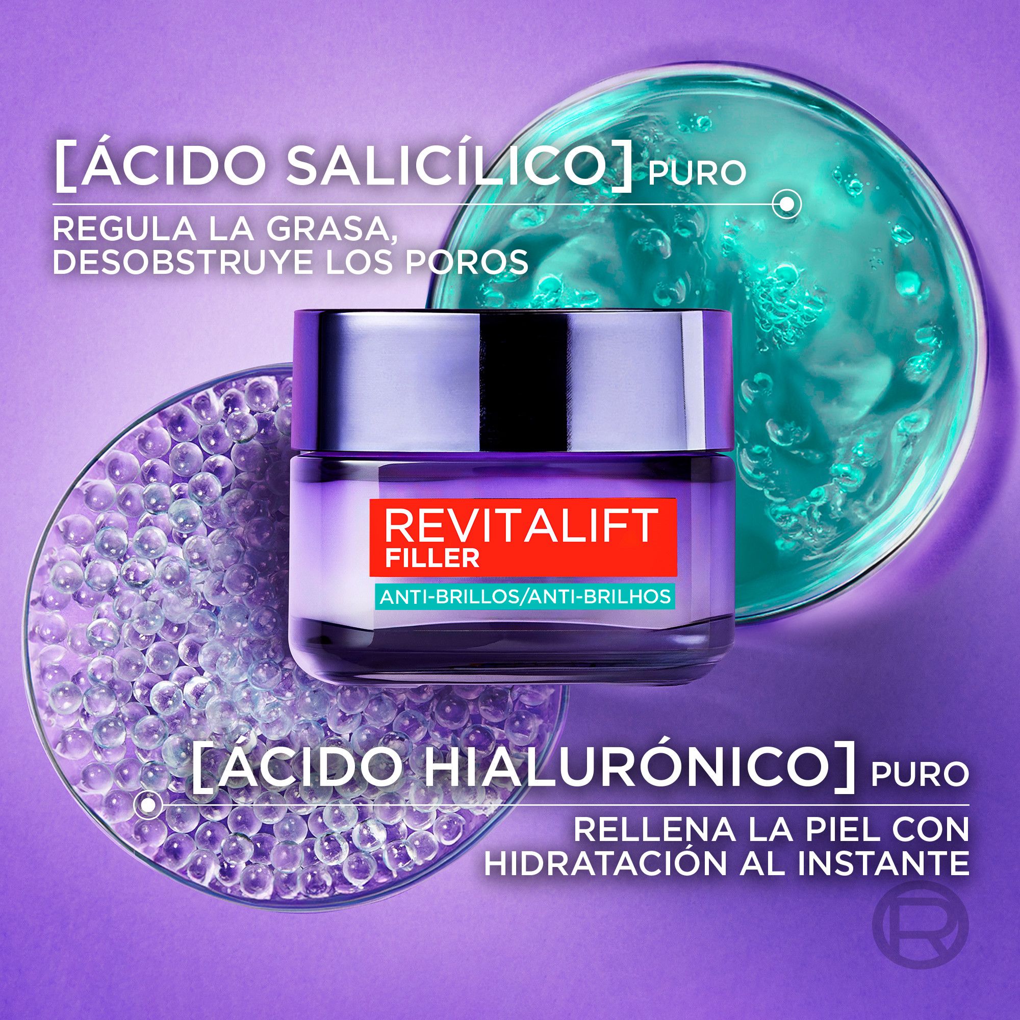 Revitalift Filler matirajući gel krema Kozmetika za lice