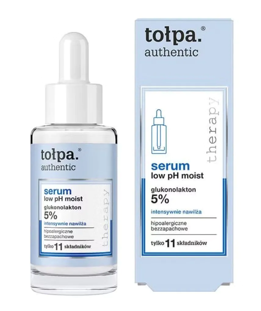 Tołpa Authentic Low pH Moist Silnie nawilżające serum do twarzy