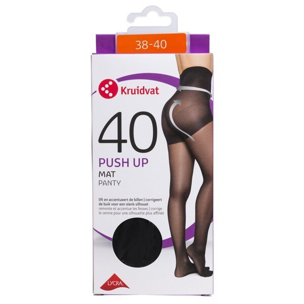 Kruidvat Push Up Mat 40 Den tajice crne boje, veličina 38-40