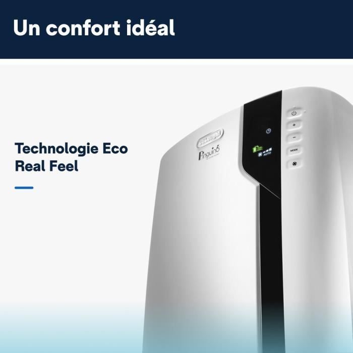 DELONGHI Aire acondicionado móvil - PAC EX100 SILENT - 2500W - 10000BTU/h - ClaseA++ - EER3